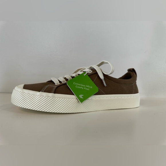 NWT Cariuma OCA Low Sand Contrast Thread Canvas Sneaker Size 10 Women 8.5 Men - Picture 8 of 16